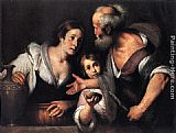 Prophet Elijah and the Widow of Sarepta by Bernardo Strozzi